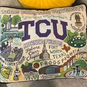Texas Christian University (TCU) Horned Frogs Campus Pillow